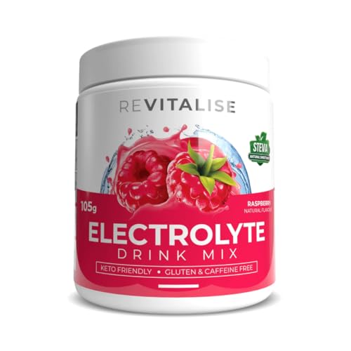 Revitalise Zero Sugar Electrolytes ? Raspberry | Clean Daily Hydration | No Sugar, No Fillers | 30 Serves | Natural Flavour