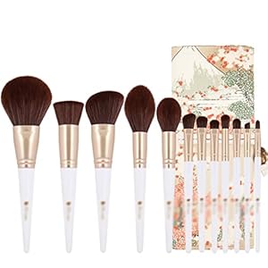 12PCS Makeup Brushes Set Cosmetic Powder Eye Shadow Foundation Blush Blending Make Up Brush Tools Chinese Style