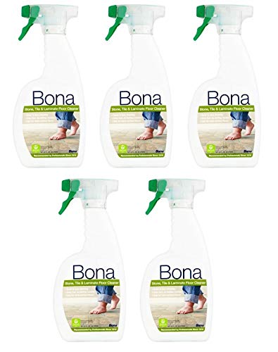 Bona® Stone, Tile & Laminate Floor Cleaner, 22 oz (Pack of 5)