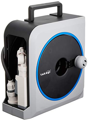 タカギ(takagi) ホース ホースリール NANO NEXT 15m (SK) モノトーン おしゃれ RM1215SK