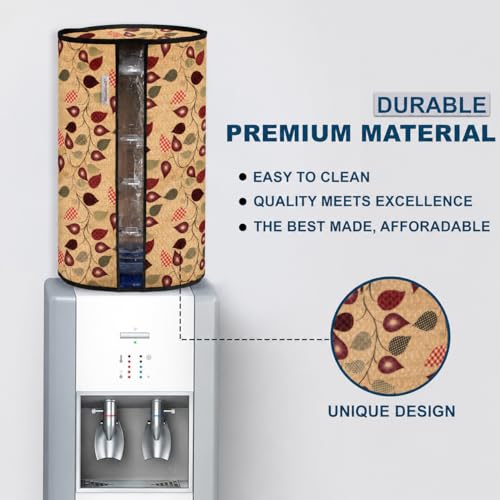 Image of Polyvinyl Chloride Printed Waterproof and Oil-Proof Water Dispenser Bottle Cover, 20L, (Multicolour) 20 liter Water Bottel Cover - Pack of 1