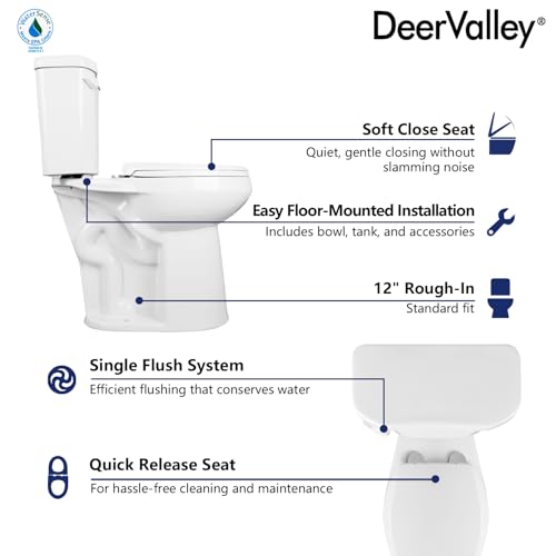 Deer Valley Deervalley 21 Inch Extra Tall Toilets For Seniors thumb #8