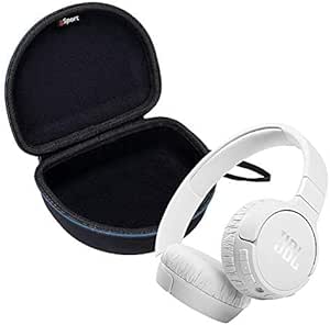 JBL Tune 660NC Wireless On Ear Active Noise Cancelling Headphone Bundle with gSport Hardshell Case (White) asin的图片