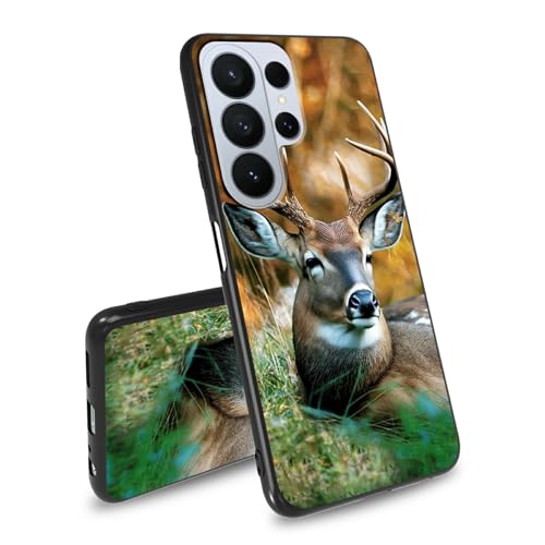 BEOTIWAD for Samsung Galaxy S23 Ultra 6.8" Phone Case Deer Hunting Tree Theme Design Ultra-Thin Soft TPU Shockproof Protection Cover for Samsung Galaxy S23 Ultra 6.8"