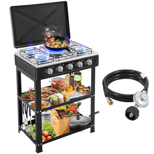 5 Burner Portable Propane Gas Stove