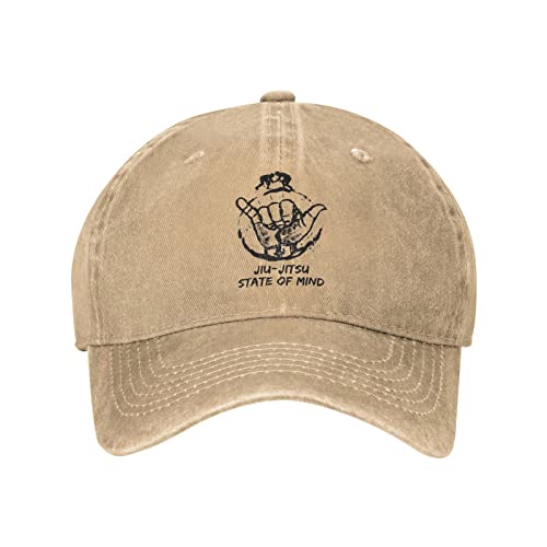 Allgobee Trucker Hat Jiu-Jitsu State Of Mind Novelty Hats Adjustable Dad Caps Snapback Baseball Cap thumb #2