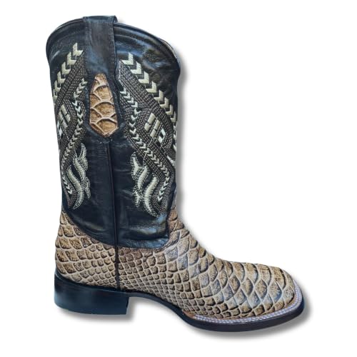 Image of Men's Alex Western Cowboy Boots Square Toe Pull On