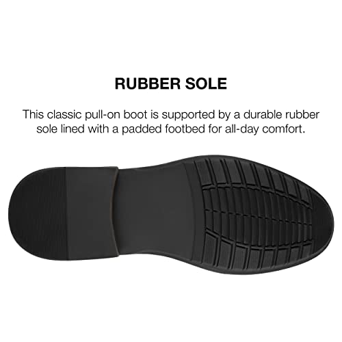 Vance Co. Men's Landon Wide Width Tru Comfort Foam Pull-on Round Toe Chelsea Boot - Chestnut, Size: 8.5 Wide4