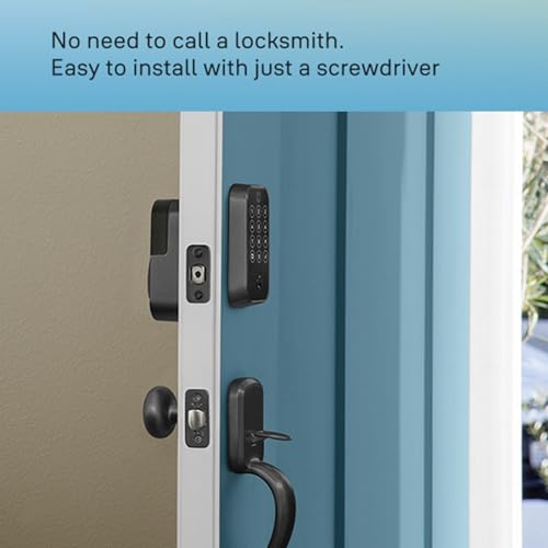 Yale Assure Lock 2 – Black Smart Lock for Front Door with Keypad and Adjustable Entry Codes (No Wi-Fi) and Deadbolt – Secure Keyless Entry Door Lock, YRD420-BLE-BSP
