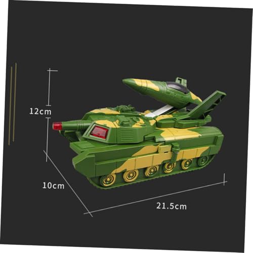 Coche de juguete y avión para niños pequeños con tanque coleccionable 2