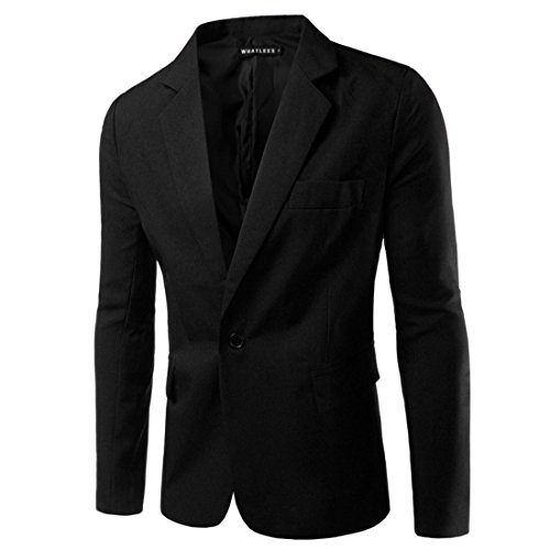 Men's Single-Button Casual Suit Jacket Blazer Jacket for Men Youth's Classic Single Button Blazer Men's Fashion Blazer