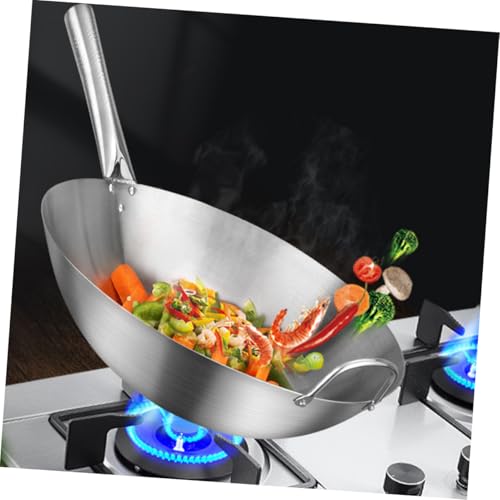 Wok redondo acero inoxidable antiadherente Unomor miniatura 5