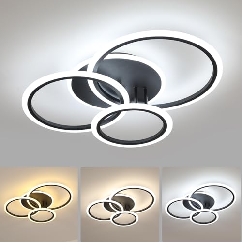 Mckalen LED Deckenleuchte Rund 61CM, 53W 5962LM Deckenlampe LED Dimmbar mit Fernbedienung,...