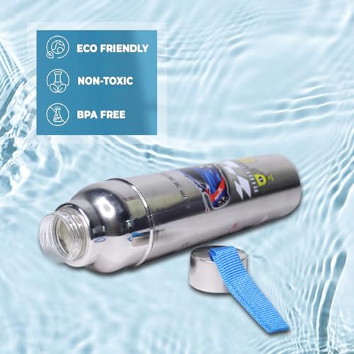 Image of Kabello Stainless Steel Water Bottle 1000 Ml Eco-Friendly Lightweight And Leak-Proof (Multicolor)