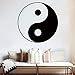 Etiqueta De La Pared Yin Yang Símbolo Ying-Yang Arte De La Pared Etiqueta De La Habitación Calcomanía De Vinilo Vinilo Movible Para La Sala De Estar Decoración Del Hogar