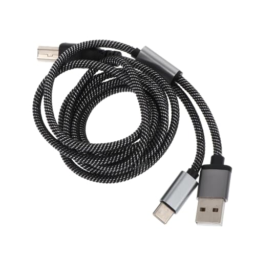 QUMIIRITY ~fBP[u USB cusbւ̃Ro[^[ f[^ }` USB^CvC ~fBUSB C USB to midiP[u  Black