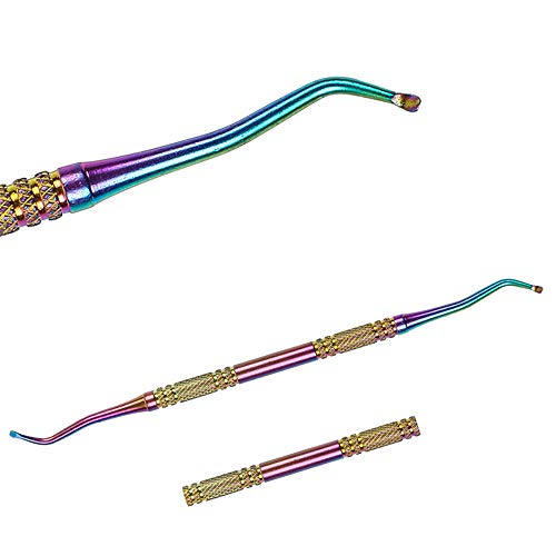 Andoer Levantador de unha encravada dupla face para tratamento de unhas grossas Ferramenta de pedicu