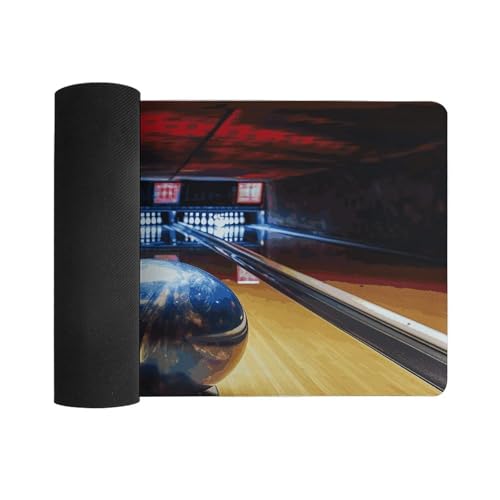 Bowling Desk Mat Alfombrilla grande antideslizante miniatura 3