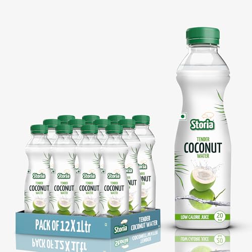 Image of Storia Tender Coconut Water, No Added Sugar, No Added Flavours - 1L PET (Pack of 12)