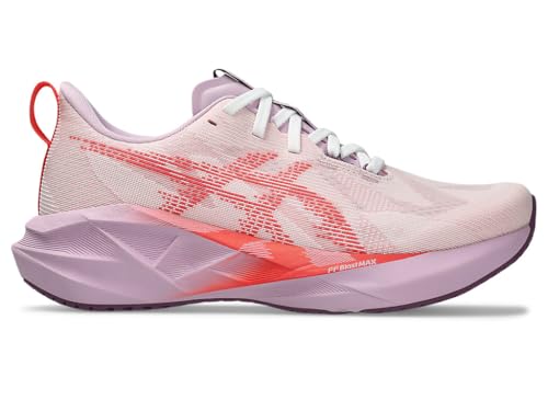 Image of ASICS Novablast 5 Women's Trainers, White Coral Reef, 6 US