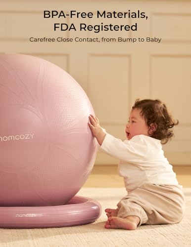 Momcozy BirthEase Pregnancy Ball with App