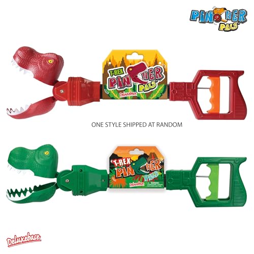 Pincher Pals - T-Rex von Deluxebase. Extra großes Greifzangen Spielzeug für Kinder. Spaßiges Greifzangenspielzeug, das perfekte Dinosaurier Geschenk!