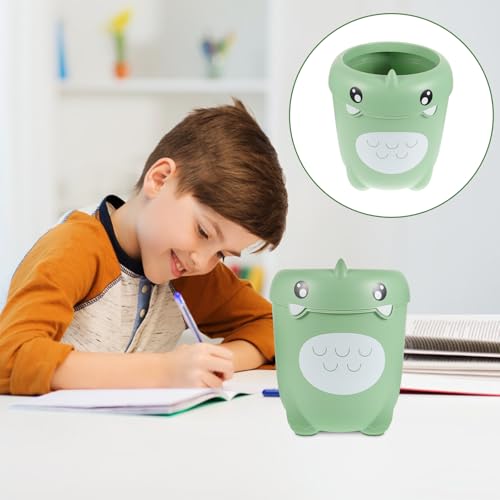 Caneca de basura infantil dinosaurio plástico 11.02x9.64x9.64 in miniatura 5