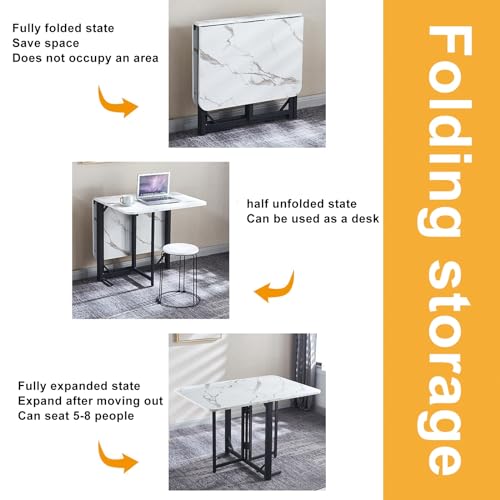 Table à manger peu encombrante pour petits espaces : la solution pliable idéale - 4