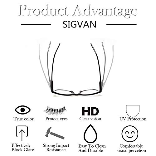 Sigvan 3 Pack Reading Glasses Spring Hinge Stylish Readers Black/Tortoise For Men And Women thumb #1