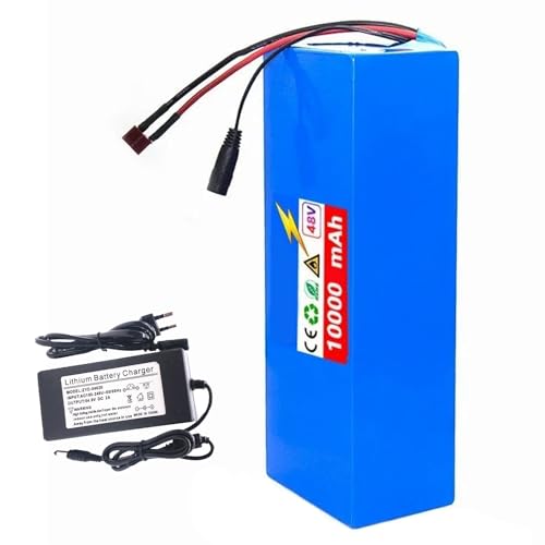 Batterie Lithium-Ion 48V 48Ah Pour Vélo Électrique – 13S3P, BMS Intégré, Chargeur 54,6V 2A Inclus, Puissance 250-500W