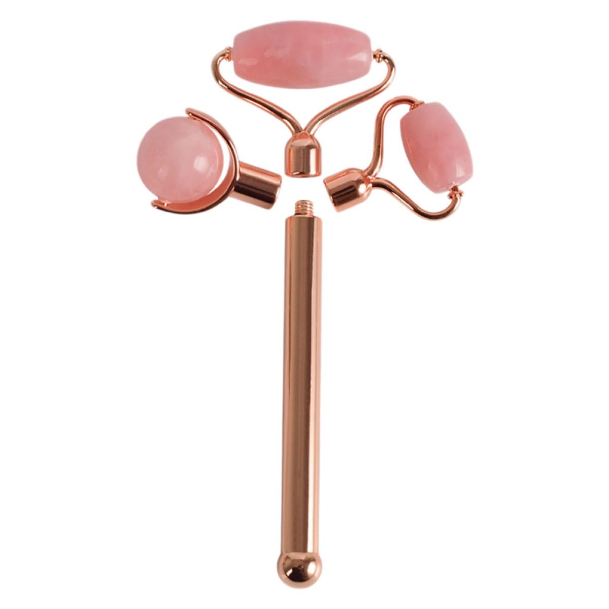 TOYANDONA Rouleau de Massage Facial Appareil Spa sans Électricité Forme Élégante en Jade Naturel pour Visage et Cou pour Soins à Domicile