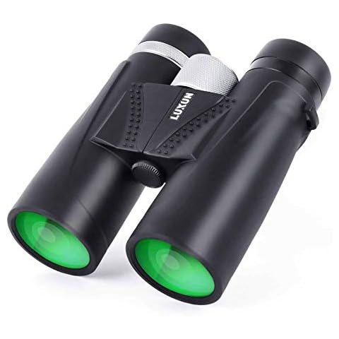 LUXUN Binoculars powerful HD Binoculars BAK4 Prism Power Binoculars for Hunting Tourism Concert Sports and Opera (blue) (12x42 Binoculars black) Cover