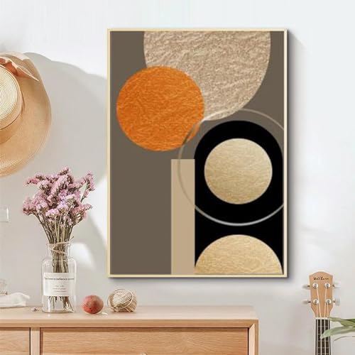 Affiches abstraites cercle géométrique pour décoration maison et impression salon