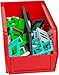 Akro-Mils 30230 AkroBins Plastic Storage Bins, Space-Saving Stackable Bins for Garage, Pantry, Craft Organization, 11-