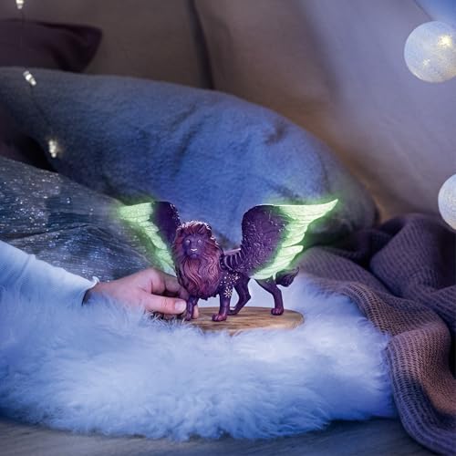 Image of Schleich Bayala - Moon Lion Toy Figurine - Kids Ages 5+ | 70837 | Unicorn Figurine, Fantasy Toy for Girls 5+, Magical Collectible, Screen-Free Imaginative Pretend Play, Fairy Animal Figure