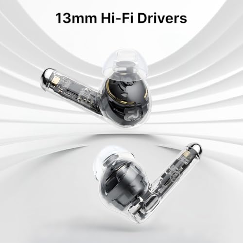 Image of pTron Bassbuds Encore in-Ear TWS Ear Buds w / 50 Hrs Playtime, Custom EQ, Mobile App, 13mm Drivers, Pristine Sound, BTv6.0 Headphones, Touch Control, Voice Assistant, Type C Charging & IPX4(Meadow)