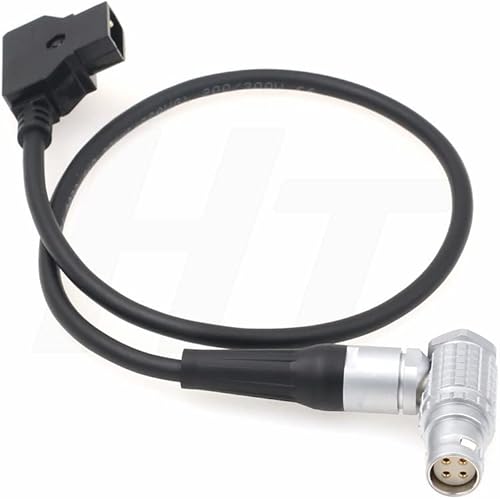 Cable de alimentación para cámara RED Ranger/V-Raptor XL, batería V-Mount D-tap a ángulo recto 4 pines, 19.7 in D-toque en ángulo recto,2B 3