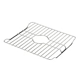 SunnyPoint Never Rust Stainless Steel Sink Protector Prevents Scratches Sink Rack for Bottom of Sink or Countertop (Medium) (16.15'x12.4)