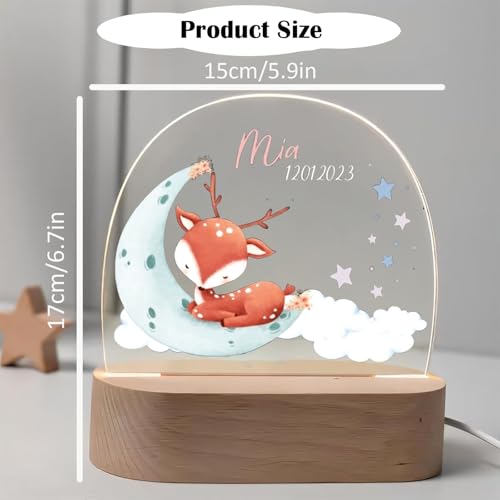 Lámpara de noche personalizada LED para niños miniatura 4