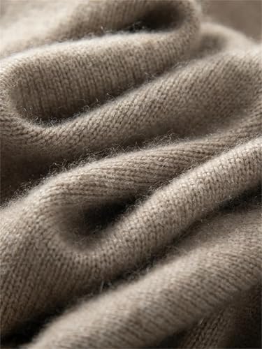 Men Cashmere Sweater Lapel Casual Pullover Autumn Winter Thick Long Sleeve Cashmere Knitwear Tops4