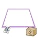 Pack 2 Paneles FRAMELUX, 24W, RGB, 60x60 cm, RGB