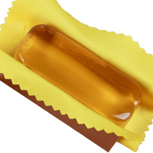 Rosin Violin Rosin, Violin, Viola & Cello Rosin for Bow,Smooth Bows Movement, Excellent String Grip,Light Low Dust, Natural Rosin with Case, Professional Rosin for Violin, Viola and Cello Bows (1Pack)