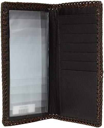 Nocona Belt Co. Unisex-Adult's Nocona Praying Cowboy Embosed Rodeo Wallet, tan3