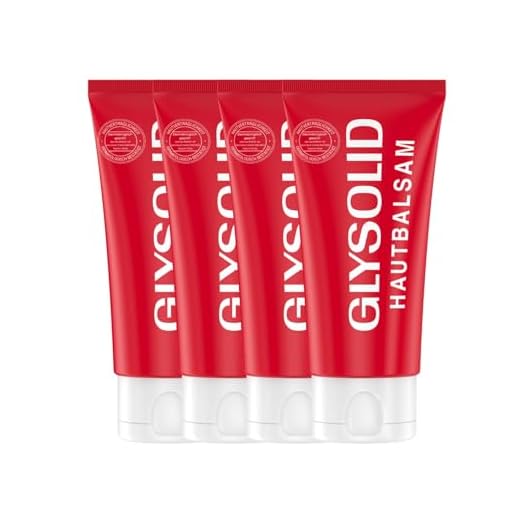 Glysolid Hautbalsam 75ml - Für raue, rissige und trockene Haut - Mit Glycerin und Allantoin, Ohne Parfüm - Konzentrierte Intensivpflege (4er Pack)