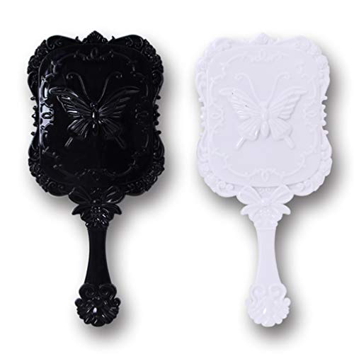 VOSAREA 2PCS Espejos Retro de Mano Cuadrados Pequeños miniatura 5