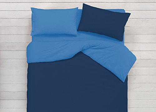 BIANCHERIAWEB Copripiumino in 100% Cotone Double