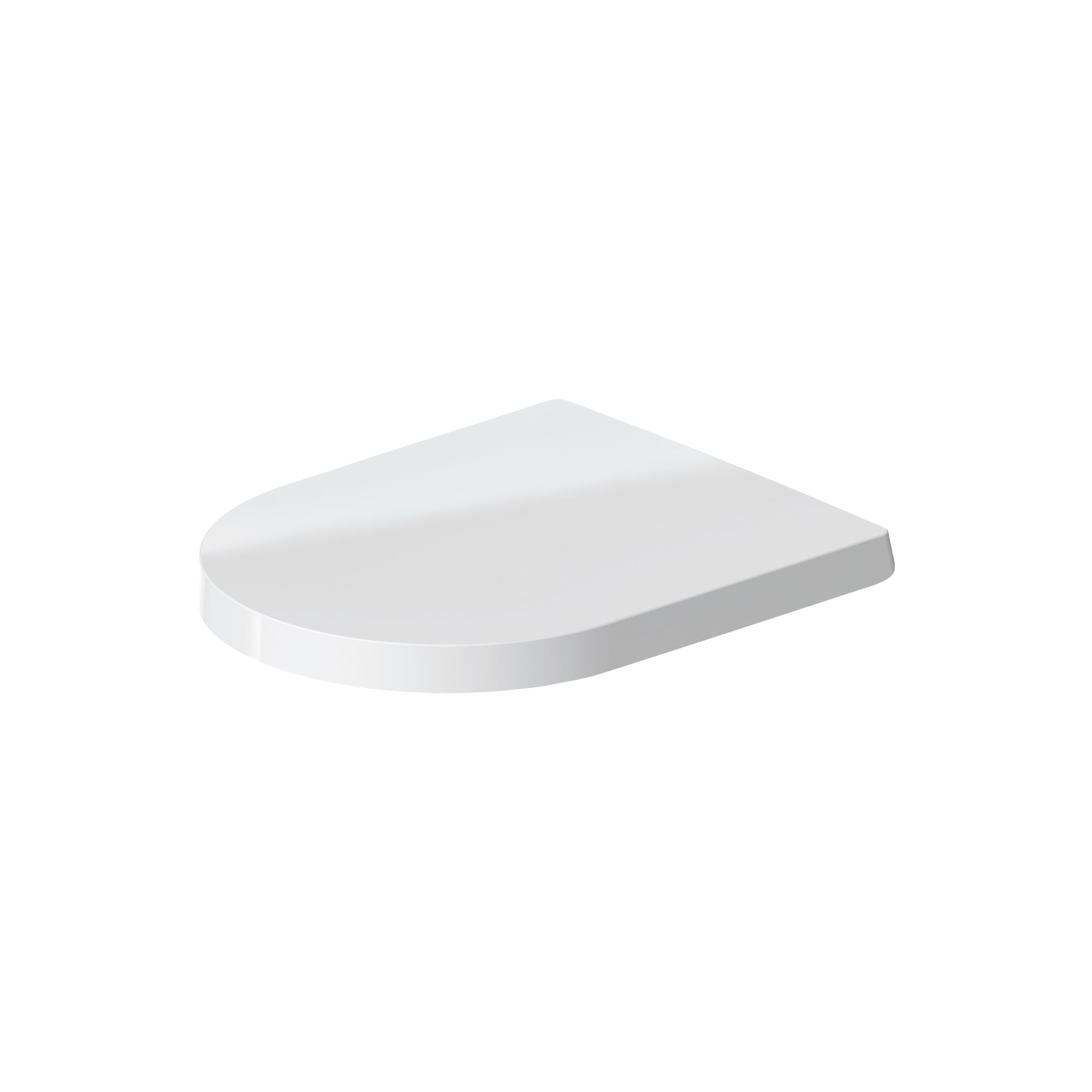 Duravit WC-Sitz ME by Starck, Toilettendeckel aus Urea-Duroplast, Klodeckel mit Edelstahl Scharnieren, Weiß