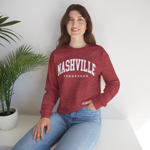 Nashville Tennessee Adult Unisex Crewneck Sweatshirt2