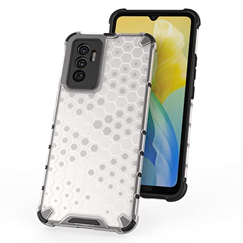 Image of Glasgow Back Case Cover Designed for Vivo V23e 5G - Transparent