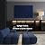 BUBOS Art Acoustic Wall Panels 6 Pack - 23.6"x23.6" Self-adhesive Sound Proof Panels, Decorative Sound Absorbing Panels for Office, Home Theater & Studio Recording Equipment, Navy Blue